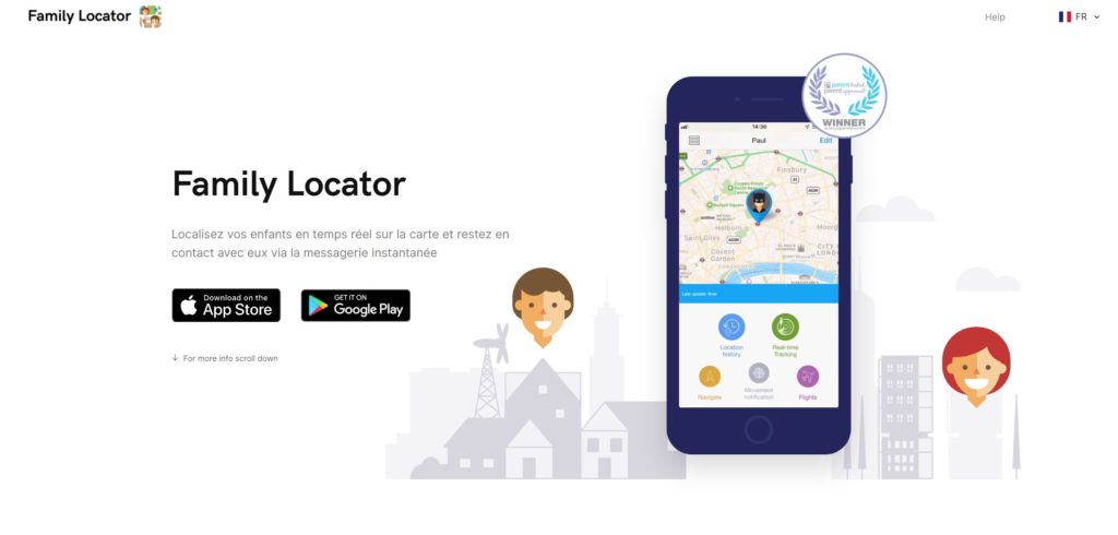 Family Locator application pour espionner un téléphone à distance