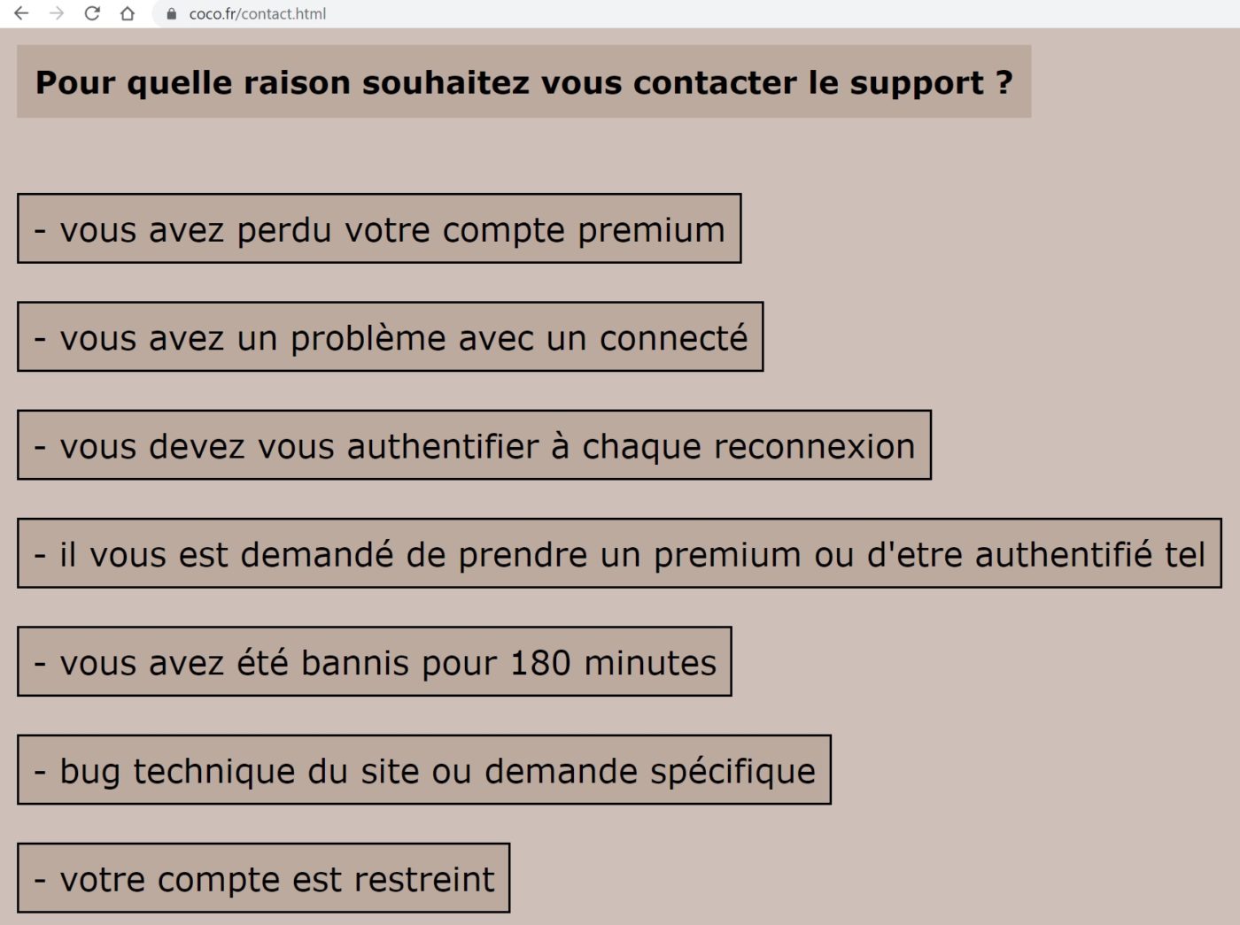 Coco Chat contact tout savoir pour contacter le site coco.fr