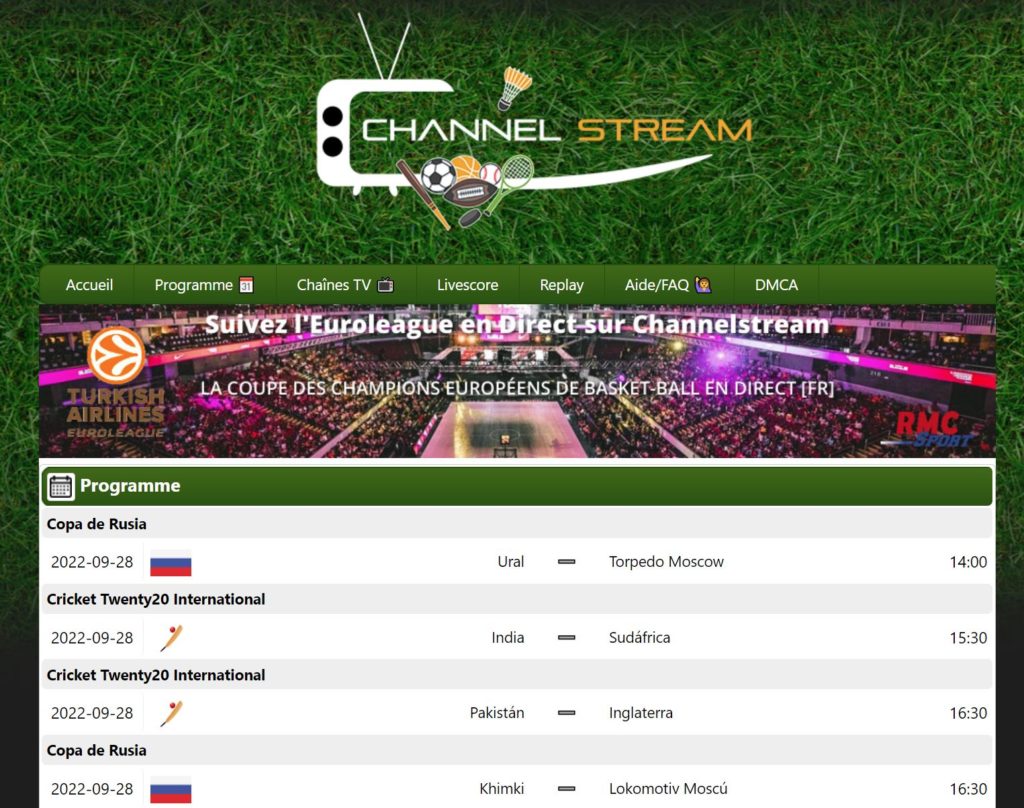 ChannelStream : le streaming sport au presque parfait