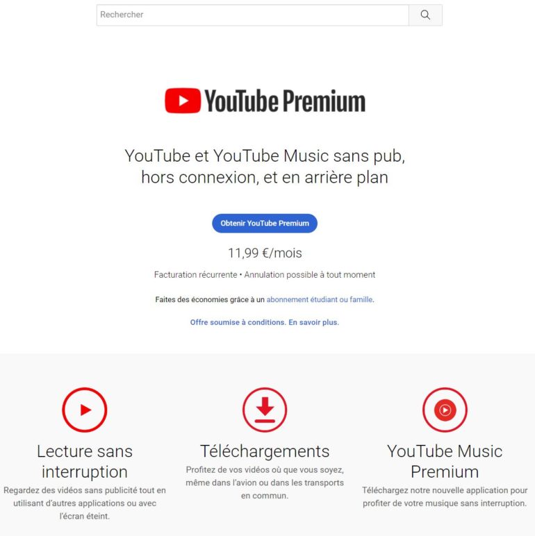 YouTube sans pub comment payer YouTube Premium moins cher à 0,89€ grâce à la technique du VPN