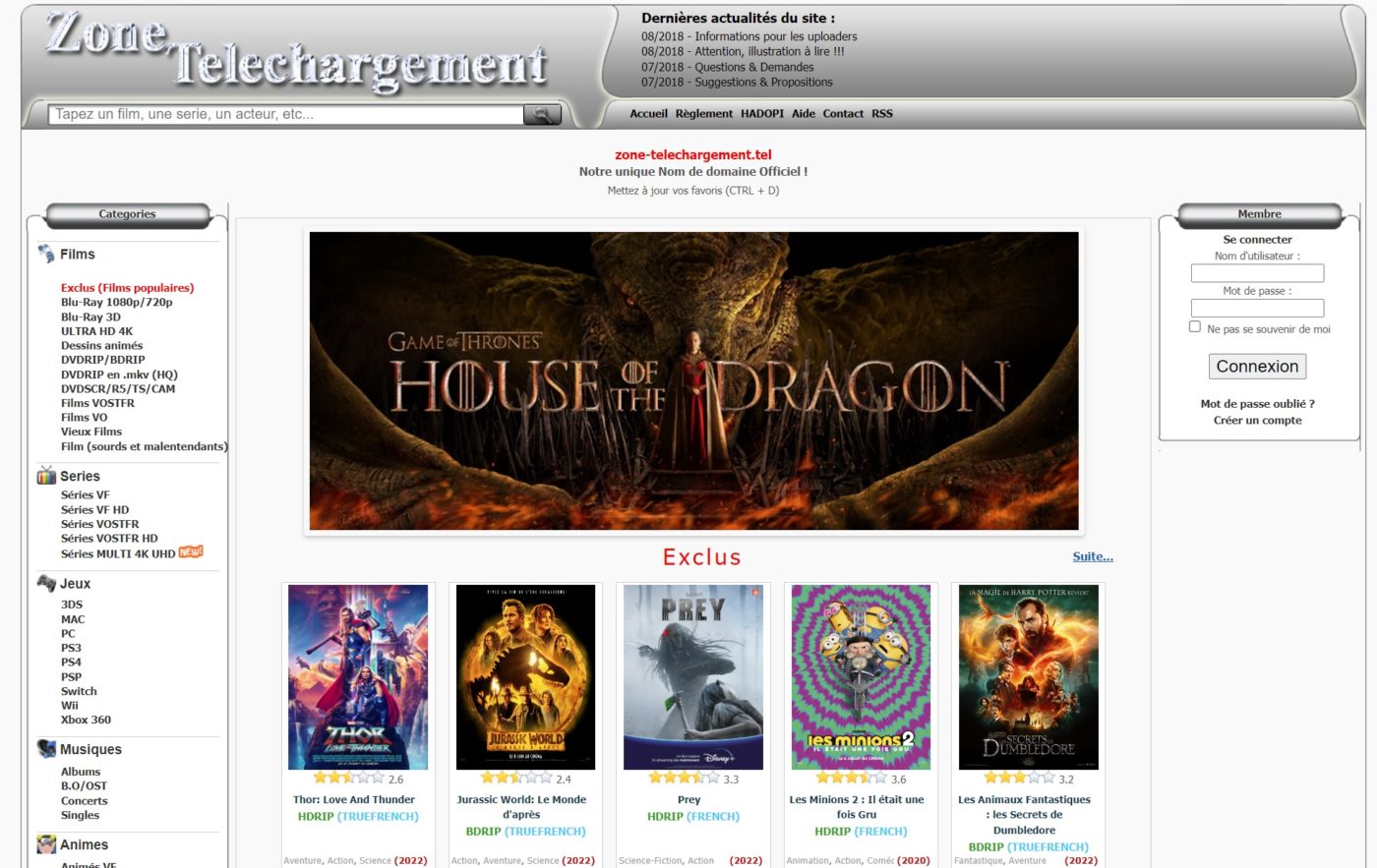 Zone Telechargement ne fonctionne plus ? Tout savoir sur la nouvelle