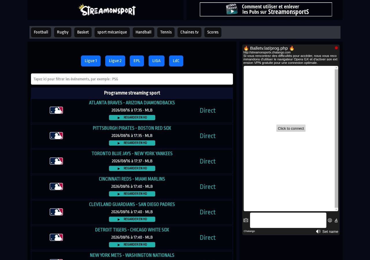 Primefoot ancienne adresse de Streamonsport et adresse actuelle streamonsport.lat