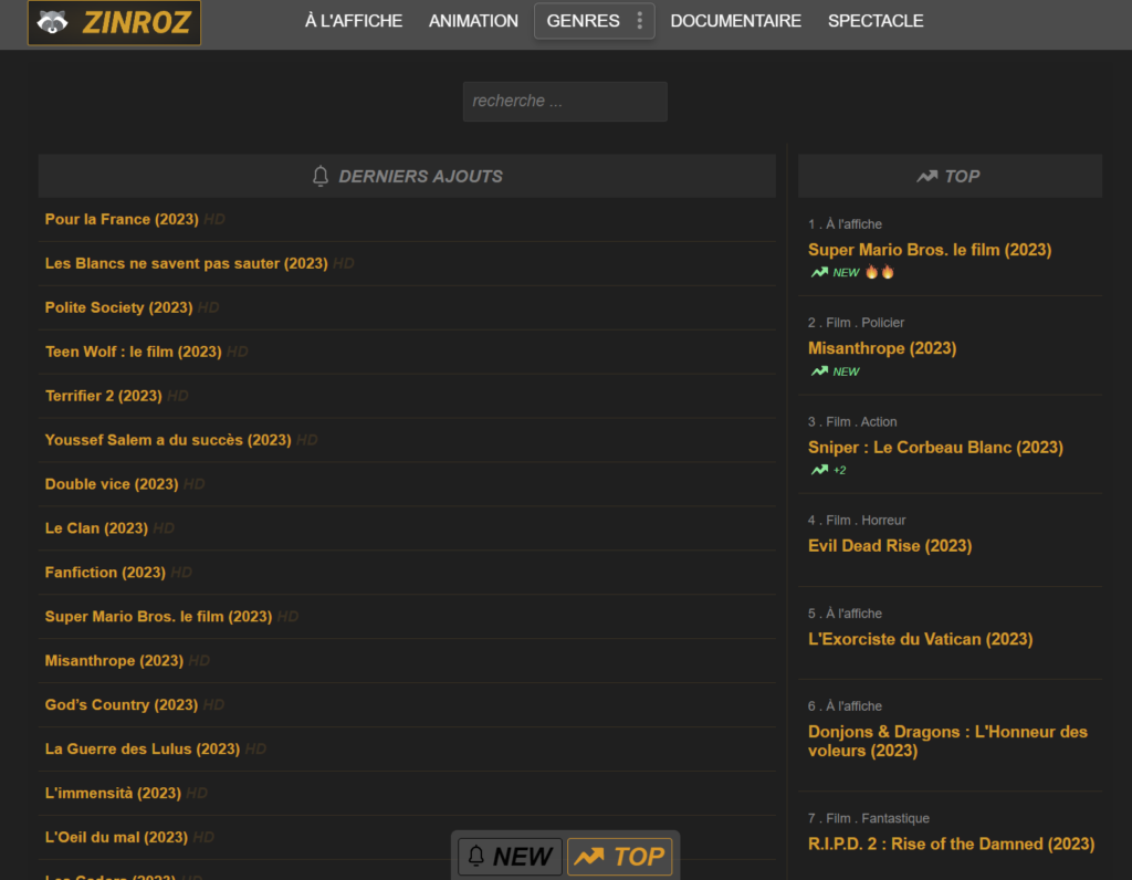 Zinroz ne fonctionne plus ? Tout savoir sur la nouvelle adresse et comment accéder à zinroz.com en 2023 (ex Grebak)
