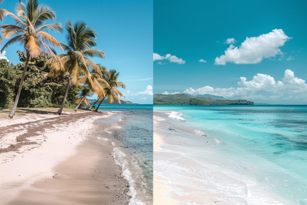 Martinique ou Guadeloupe : pour les plages