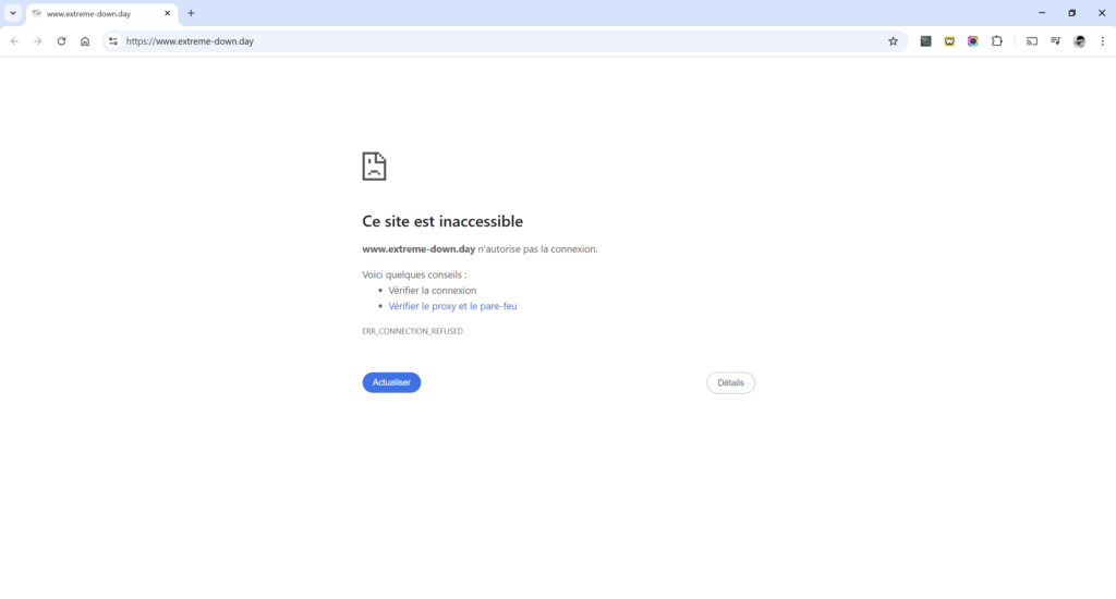 Le site Extreme Download est souvent bloqué par les autorités