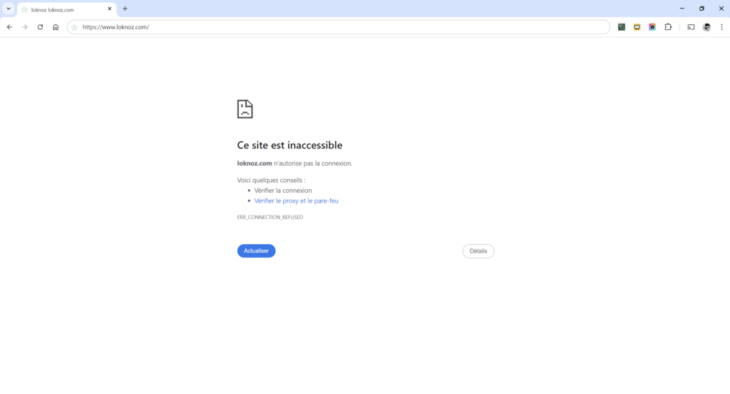 Le site Loknoz est souvent bloqué par les autorités