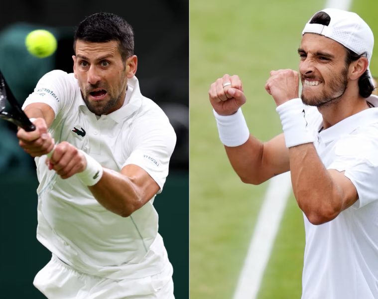 Djokovic vs Musetti (1/2 finale Wimbledon) diffusé en direct sur une chaîne TV gratuite
