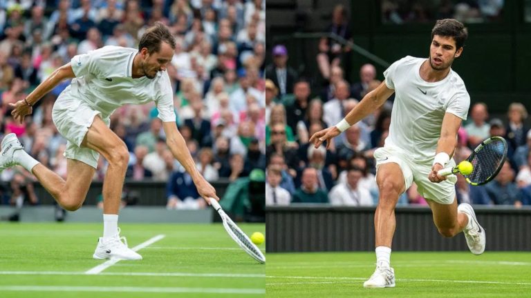 Medvedev vs Alcaraz (1/2 finale Wimbledon) diffusé en direct sur une chaîne TV gratuite