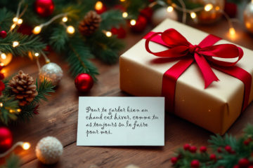 Quel petit mot pour accompagner un cadeau de Noël ? Idées et exemples