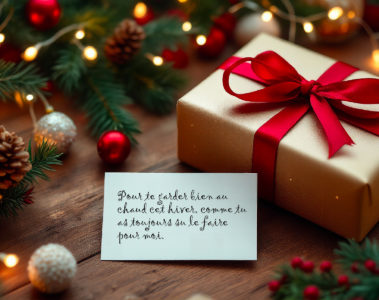 Quel petit mot pour accompagner un cadeau de Noël ? Idées et exemples