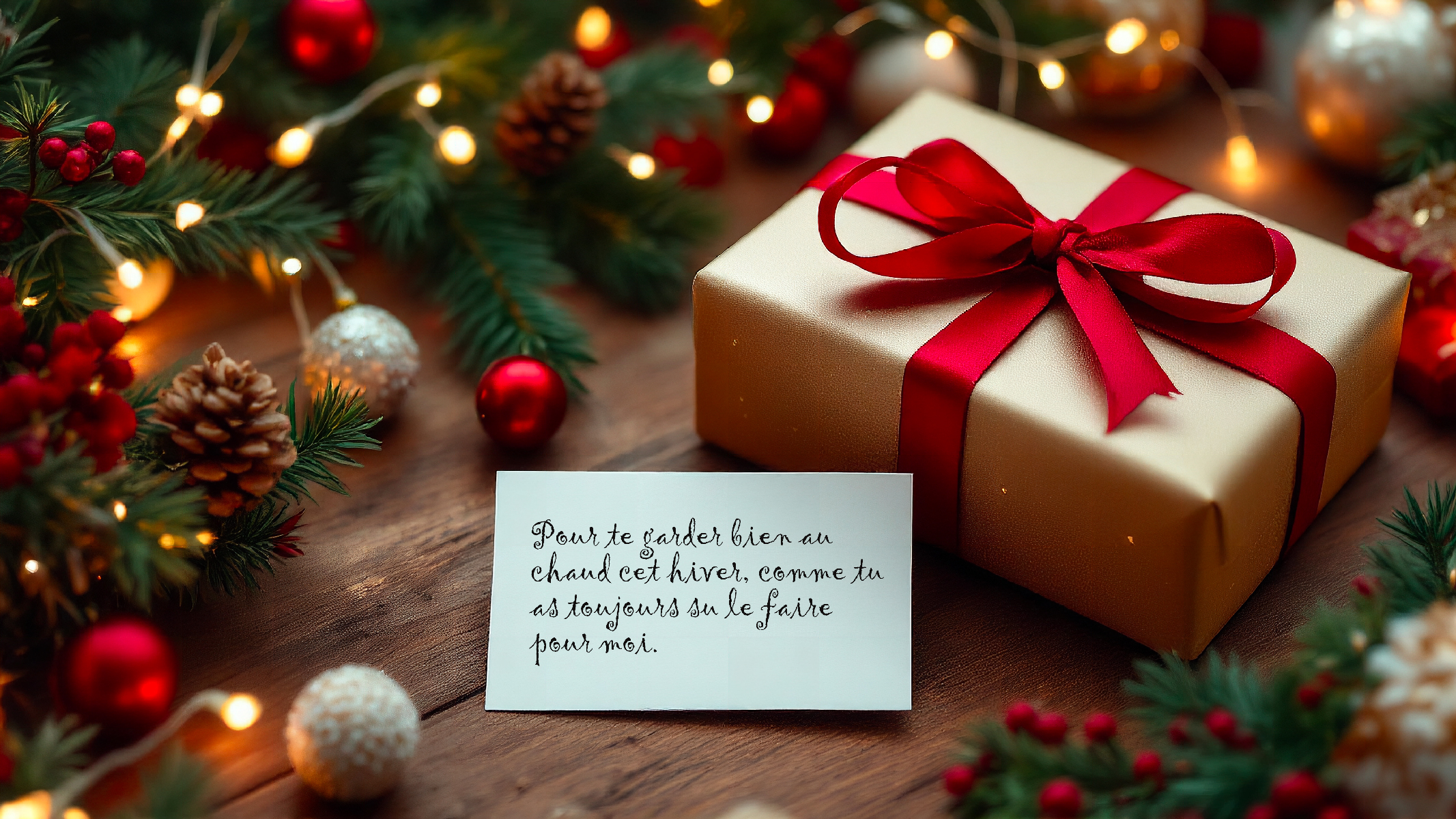 Quel petit mot pour accompagner un cadeau de Noël ? Idées et exemples