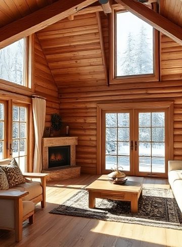 Aménagement intérieur d'un chalet en bois : comment créer une ambiance chaleureuse