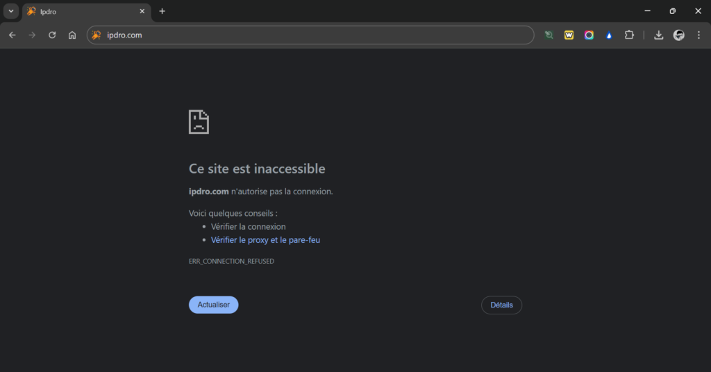 Le site Ipdro est souvent bloqué par les autorités