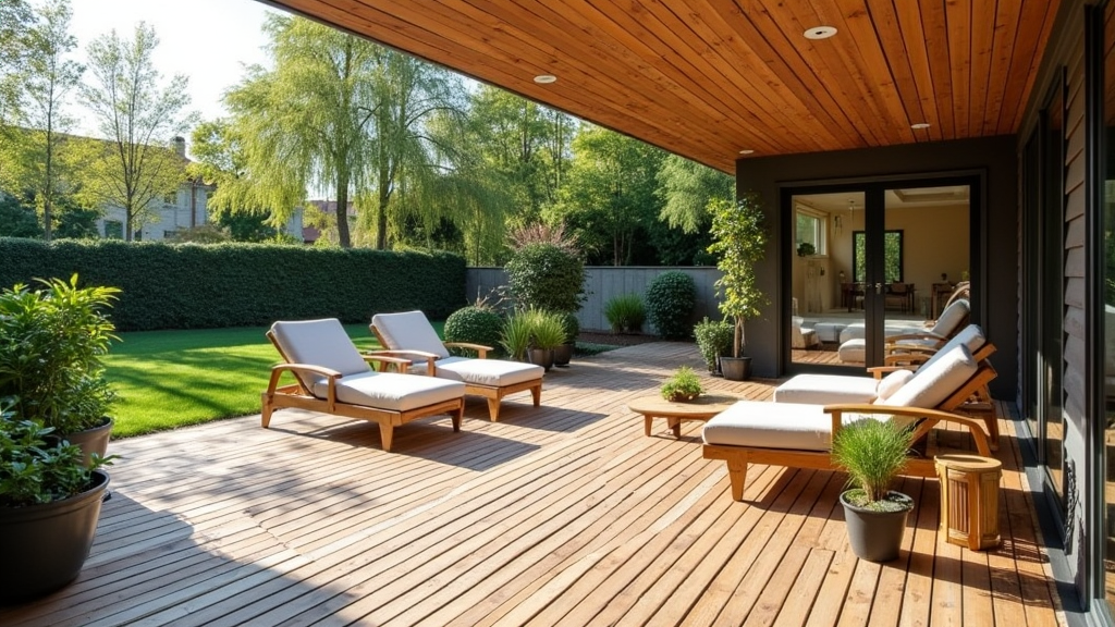 aménager une terrasse en bois, idéale pour vos moments de détente au soleil