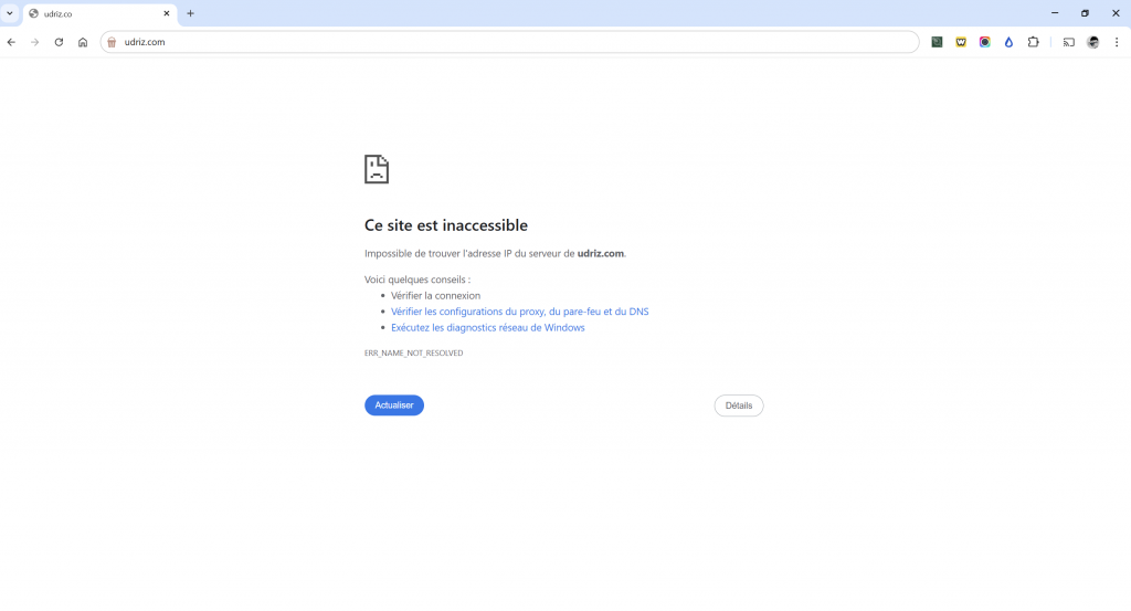 Le site Udriz est souvent bloqué par les autorités