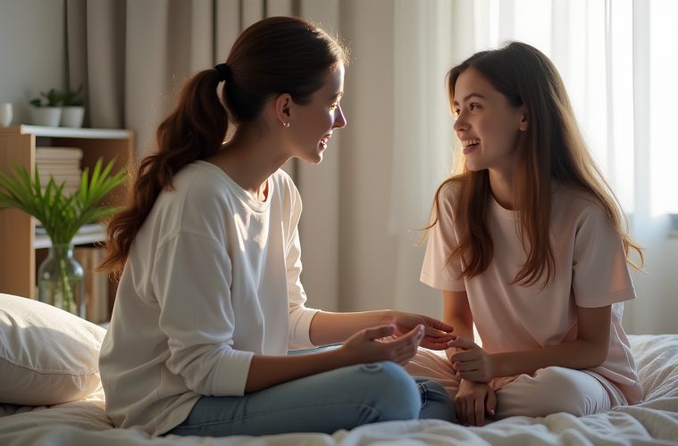 Ma fille a ses règles pour la première fois : comment l'accompagner ?