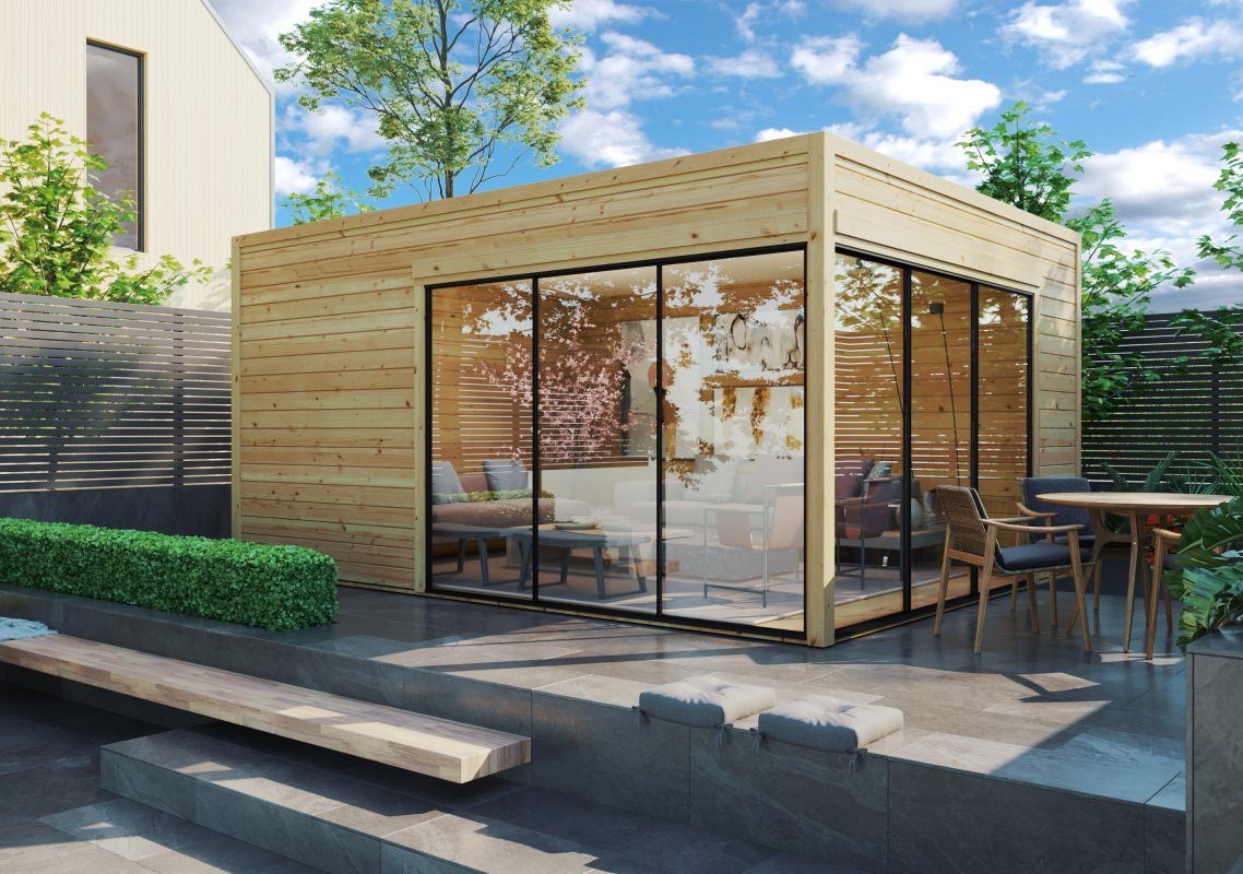 Travailler depuis son jardin : le boom des petits chalets en bois