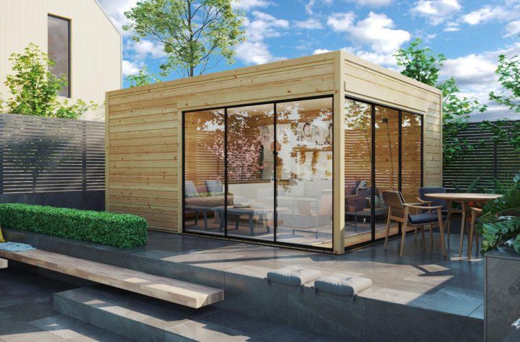 Travailler depuis son jardin : le boom des petits chalets en bois