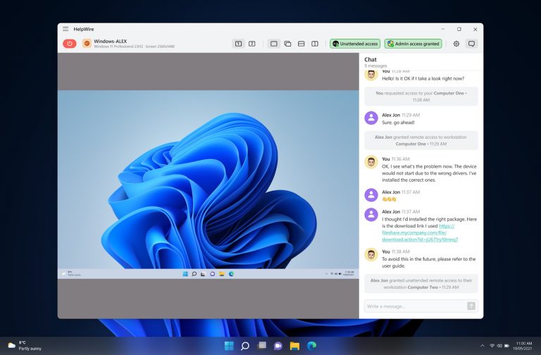 HelpWire : Le meilleur logiciel de bureau à distance avec prise en charge complète multiplateforme