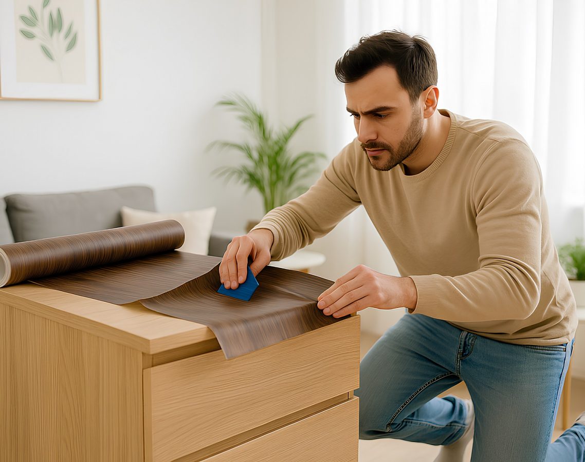 Pourquoi choisir un revêtement adhésif pour relooker vos meubles ?