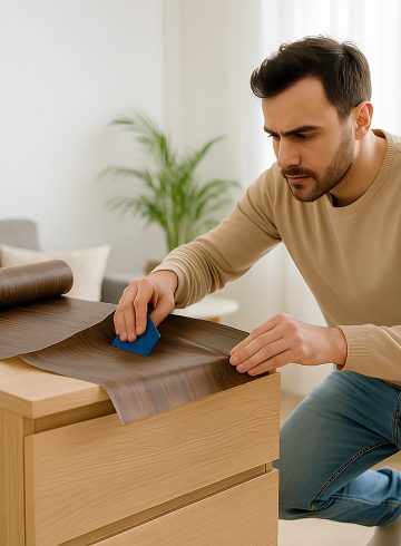 Pourquoi choisir un revêtement adhésif pour relooker vos meubles ?