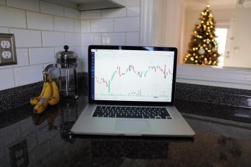 Image décrivant un particulier regardant des graphiques de trading de CFD.