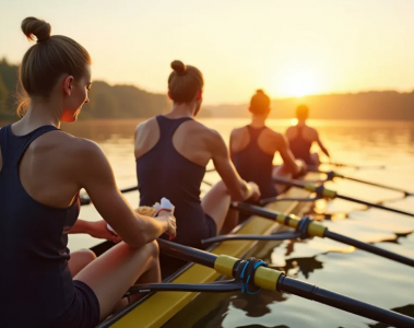 Pourquoi une bonne répartition de l'énergie est-elle importante en aviron ?