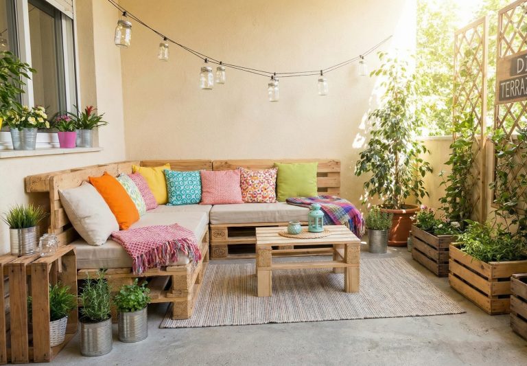 Aménager une petite terrasse pas cher : astuces et DIY