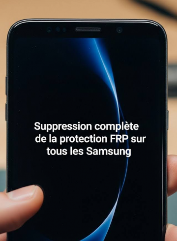 Suppression complète de la protection FRP sur tous les Samsung