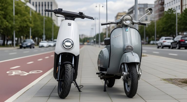 Scooter électrique vs scooter thermique : coût quotidien