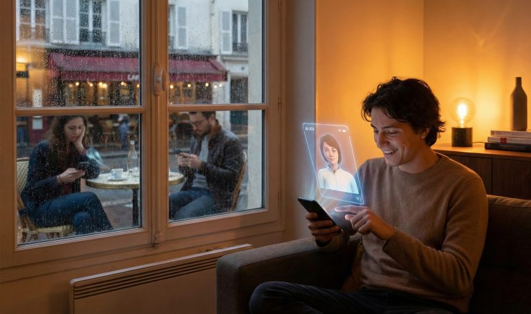 Pourquoi de plus en plus de Français choisissent un compagnon virtuel plutôt que le dating