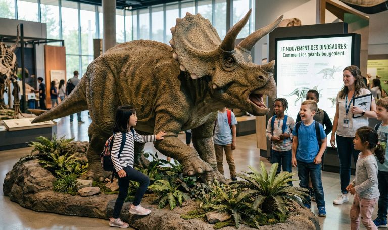 Apprendre par le mouvement : le rôle éducatif des dinosaures animatroniques
