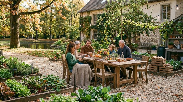 Aménager un coin repas jardin convivial et durable en 2026