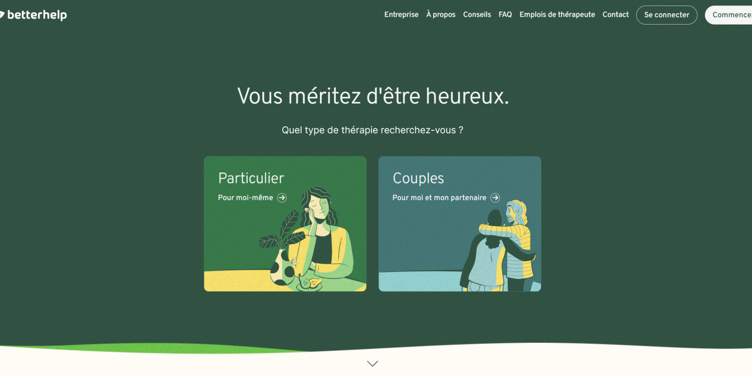 Les thérapeutes de BetterHelp en France : qui sont-ils et que leur apporte l'exercice en ligne ?