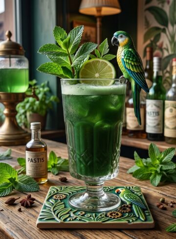 Perroquet cocktail : recette, origines et secrets du classique vert