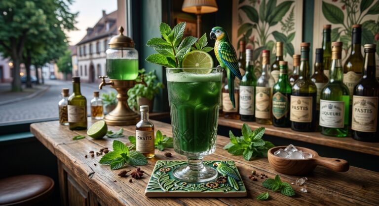 Perroquet cocktail : recette, origines et secrets du classique vert