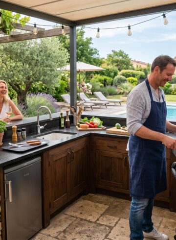 Pourquoi la cuisine extérieure séduit de plus en plus les Français en 2026