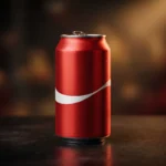 Coca-Cola en rupture en 2026 : pourquoi et 7 alternatives qui marchent Canette de soda rouge stylisee isolee avec bande blanche ondulee, illustration de la rupture 2026