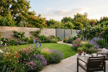 Comparatif 2026 clotures de jardin bois et aluminium dans un jardin francais moderne