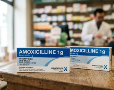 Boites d'antibiotiques amoxicilline en rupture