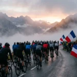 Tour de France 2026 peloton en montagne étape de col