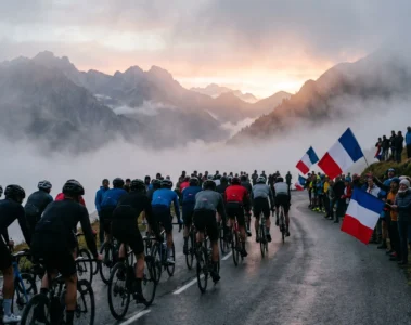 Tour de France 2026 peloton en montagne étape de col