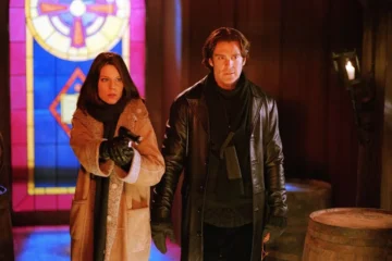 Miss Parker et Jarod dans L’Antre du Diable, dernière aventure filmée du Caméléon