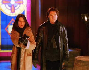 Miss Parker et Jarod dans L’Antre du Diable, dernière aventure filmée du Caméléon