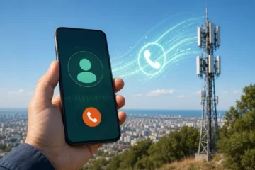 Appel vocal transporté par les ondes d’un réseau mobile de quatrième génération