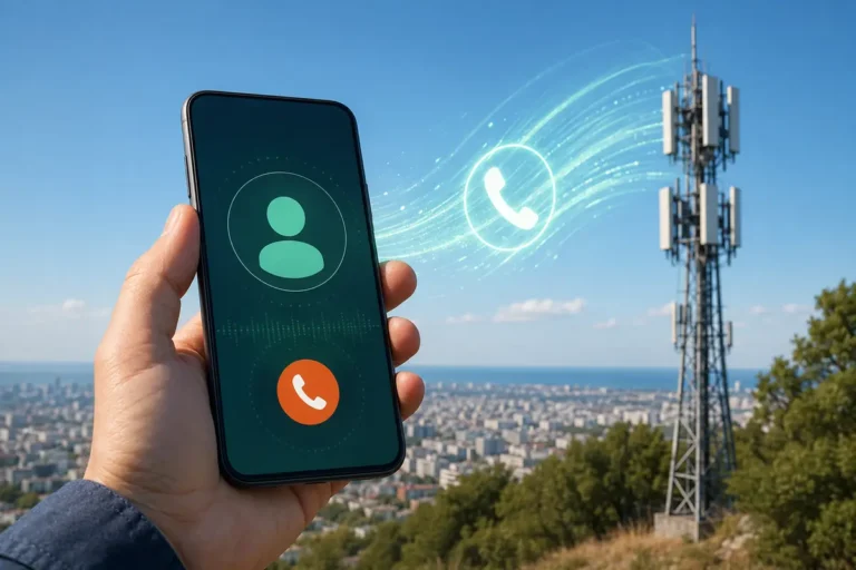 Appel vocal transporté par les ondes d’un réseau mobile de quatrième génération