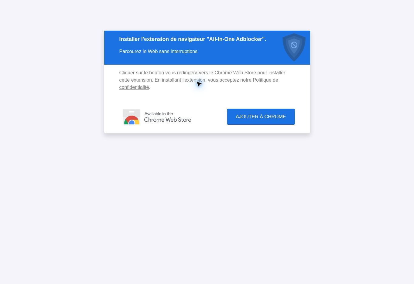 Page associée à Torrent9 en août 2026