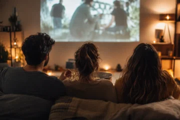 Amis réunis pour une soirée cinéma en streaming – Avobiv