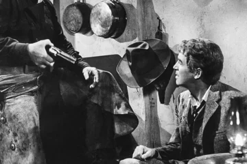 Tom Doniphon et Ransom Stoddard dans L’Homme qui tua Liberty Valance