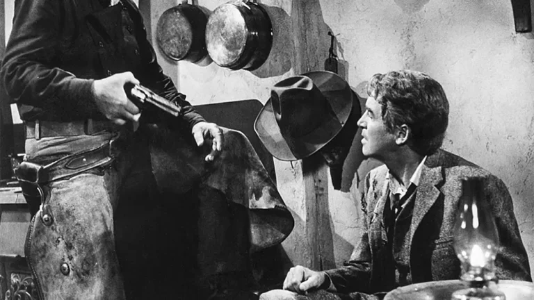 Tom Doniphon et Ransom Stoddard dans L’Homme qui tua Liberty Valance
